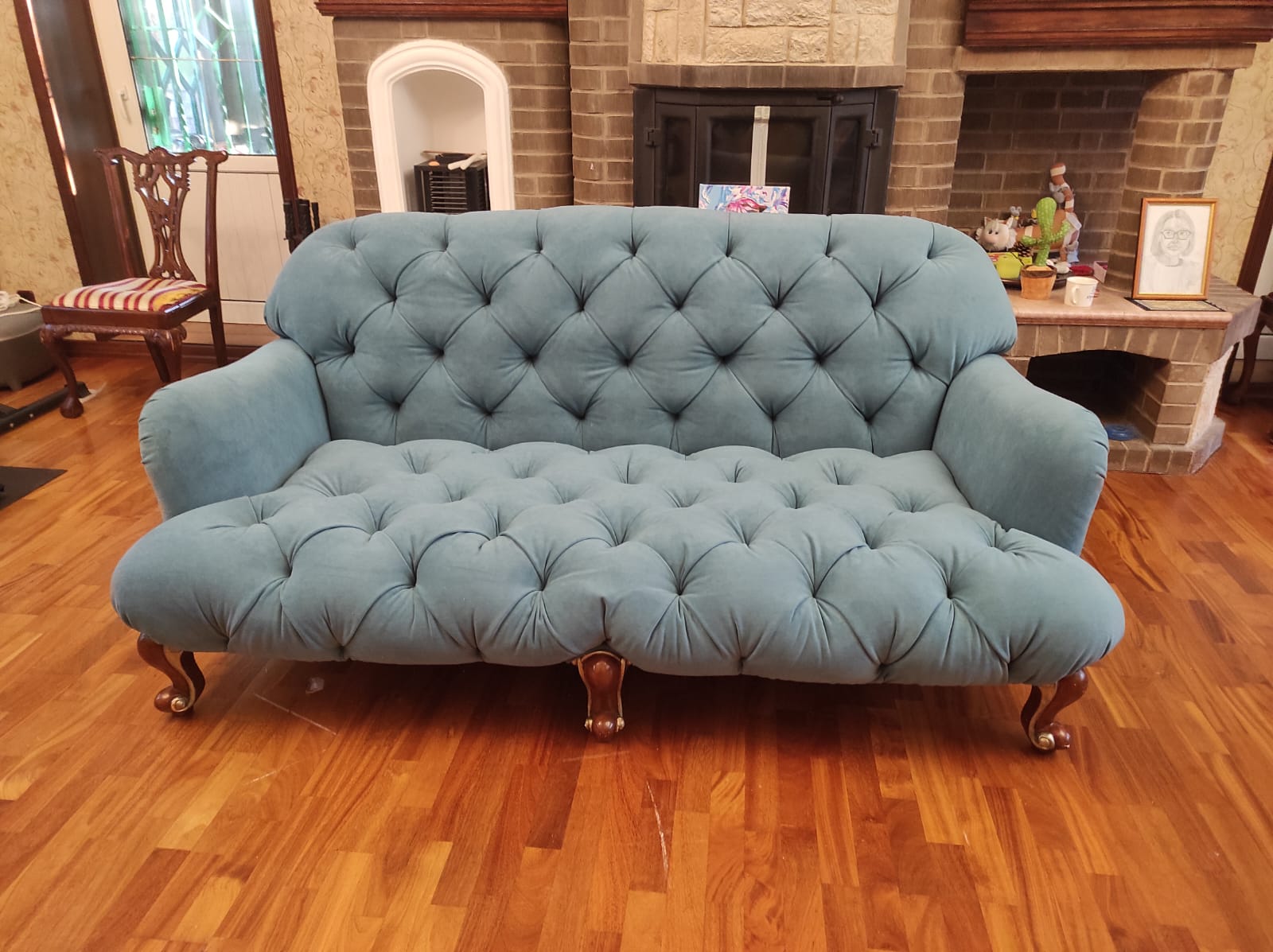 Перетяжка дивана. Проспект Славы